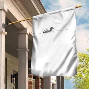 Funny Leave Me A Loon Nature Bird Lovers Garden Flag