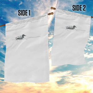 Funny Leave Me A Loon Nature Bird Lovers Garden Flag