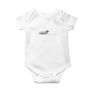 Funny Leave Me A Loon Nature Bird Lovers Baby Onesie