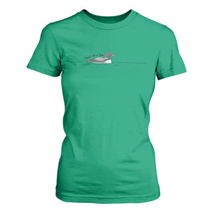 Funny Leave Me A Loon Nature Bird Lovers T Shirt For Women