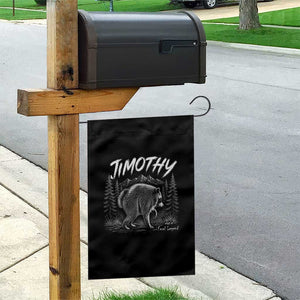 Jimothy Raccoon Seattle Feral Legend Meme Garden Flag Cute Trash Panda Viral Animal Lover Gift
