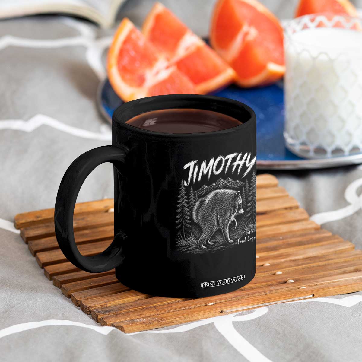 Jimothy Raccoon Seattle Feral Legend Meme Coffee Mug Cute Trash Panda Viral Animal Lover Gift
