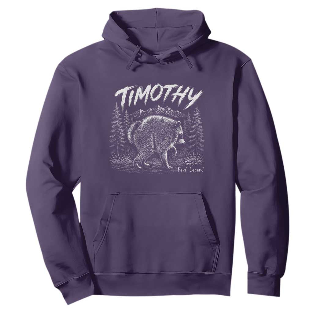 Jimothy Raccoon Seattle Feral Legend Meme Hoodie Cute Trash Panda Viral Animal Lover Gift