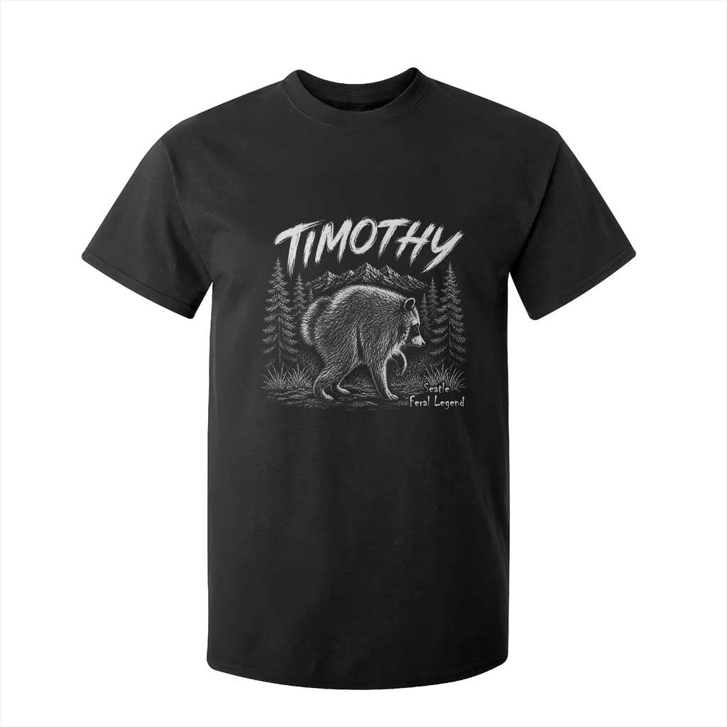 Jimothy Raccoon Seattle Feral Legend Meme T Shirt For Kid Cute Trash Panda Viral Animal Lover Gift