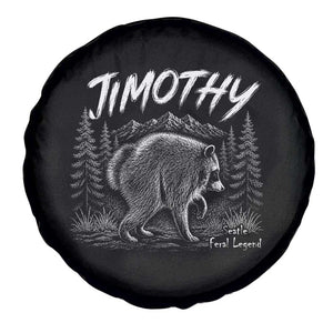 Jimothy Raccoon Seattle Feral Legend Meme Spare Tire Cover Cute Trash Panda Viral Animal Lover Gift