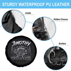 Jimothy Raccoon Seattle Feral Legend Meme Spare Tire Cover Cute Trash Panda Viral Animal Lover Gift