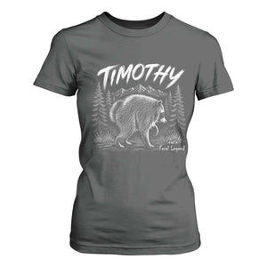 Jimothy Raccoon Seattle Feral Legend Meme T Shirt For Women Cute Trash Panda Viral Animal Lover Gift