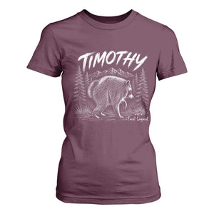 Jimothy Raccoon Seattle Feral Legend Meme T Shirt For Women Cute Trash Panda Viral Animal Lover Gift