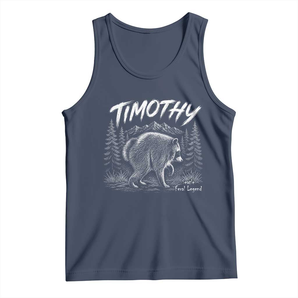 Jimothy Raccoon Seattle Feral Legend Meme Tank Top Cute Trash Panda Viral Animal Lover Gift