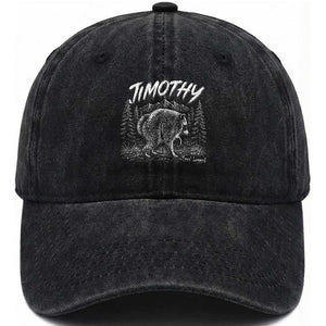 Jimothy Raccoon Seattle Feral Legend Meme Washed Cotton Baseball Cap Cute Trash Panda Viral Animal Lover Gift