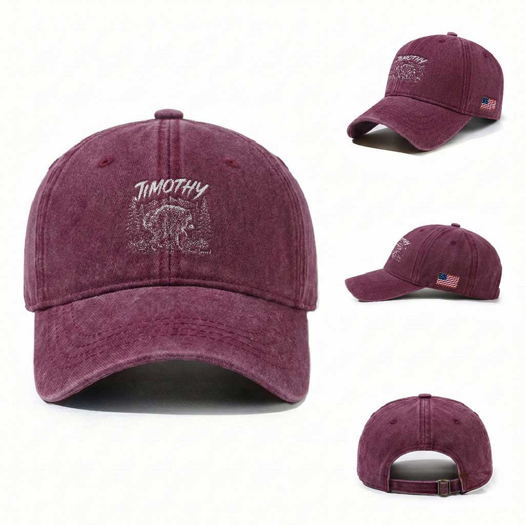 Jimothy Raccoon Seattle Feral Legend Meme Washed Cotton Baseball Cap Cute Trash Panda Viral Animal Lover Gift