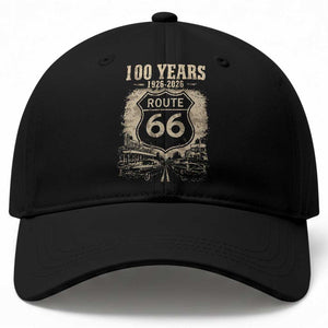 Route Highway 66 100 Year Centennial Anniversary Souvenir Baseball Cap TS14 Print Your Wear