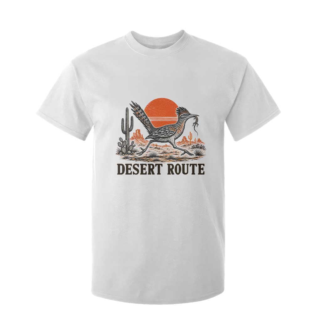 Arizona Roadrunner Bird Desert Landscape Cactus T Shirt For Kid TS14 White Print Your Wear