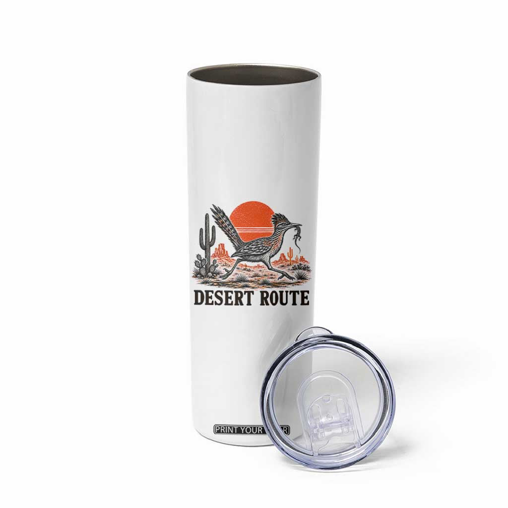 Arizona Roadrunner Bird Desert Landscape Cactus Skinny Tumbler TS14 Print Your Wear