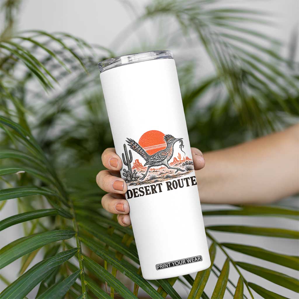 Arizona Roadrunner Bird Desert Landscape Cactus Skinny Tumbler TS14 Print Your Wear