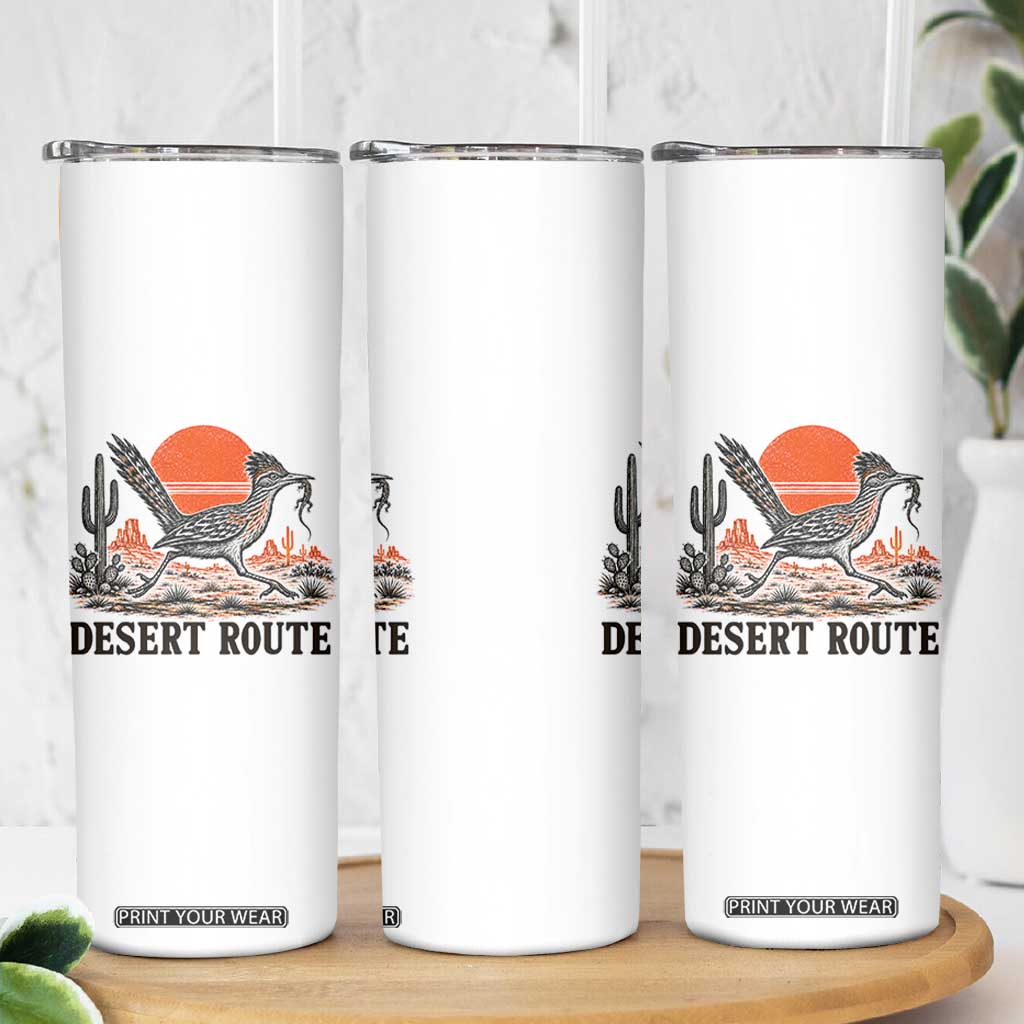 Arizona Roadrunner Bird Desert Landscape Cactus Skinny Tumbler TS14 Print Your Wear