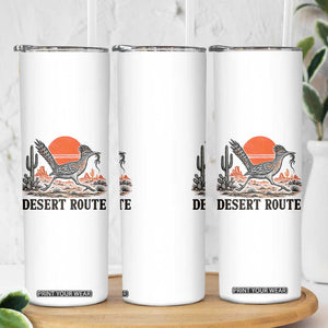 Arizona Roadrunner Bird Desert Landscape Cactus Skinny Tumbler TS14 Print Your Wear