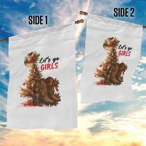 Christmas Cowgirl Boots Garden Flag Western Cowboy Hat Howdy TS14 Print Your Wear