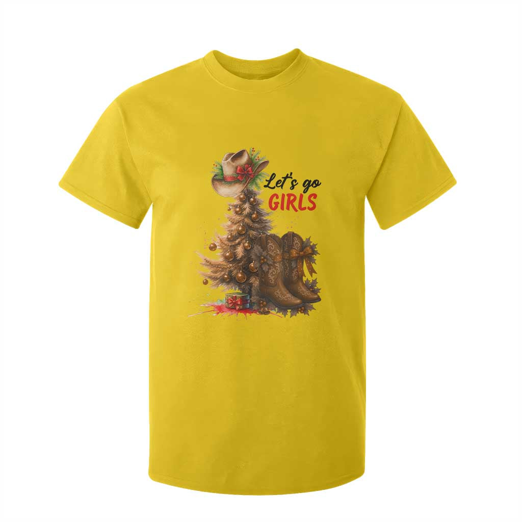 Christmas Cowgirl Boots T Shirt For Kid Western Cowboy Hat Howdy TS14 Daisy Print Your Wear