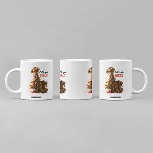 Christmas Cowgirl Boots Coffee Mug Western Cowboy Hat Howdy - Print Your Wear