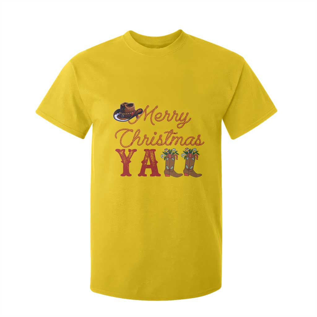 Western Cowboy Howdy T Shirt For Kid Merry Christmas Yall Cowgirl Boots Hat TS14 Daisy Print Your Wear