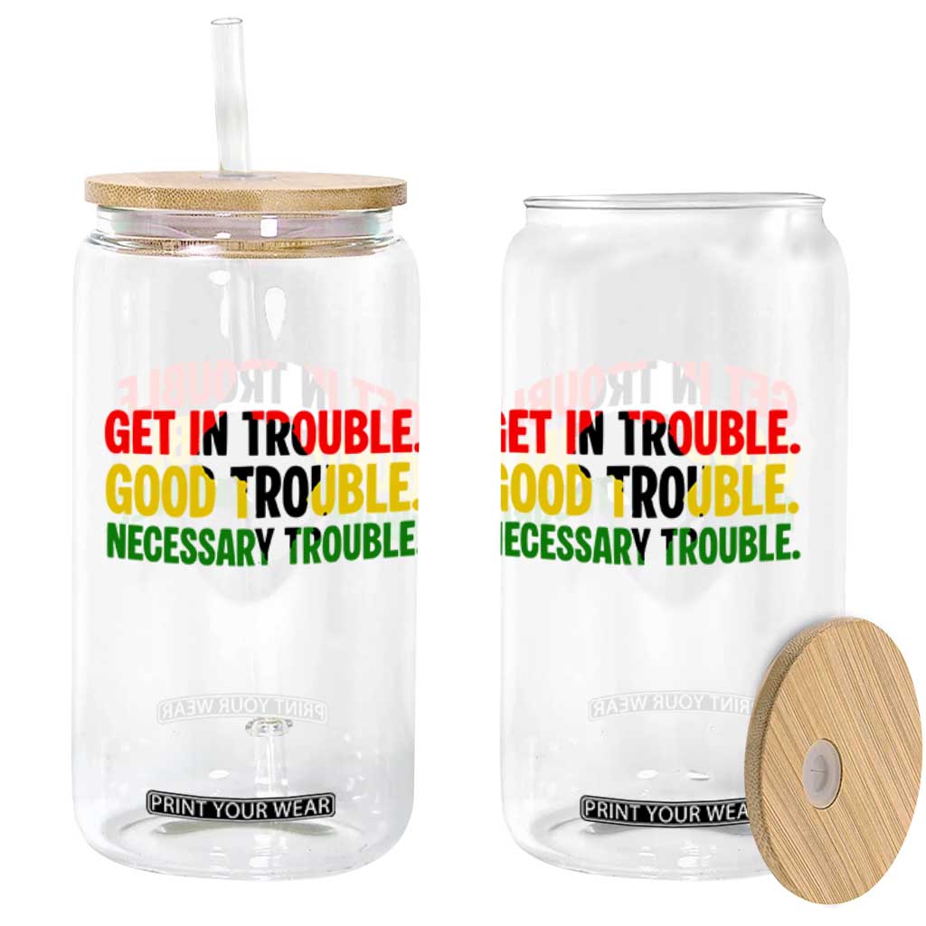 John Lewis Quote Affrican American Glass Can Get in Good Necessary Trouble TS14 Print Your Wear