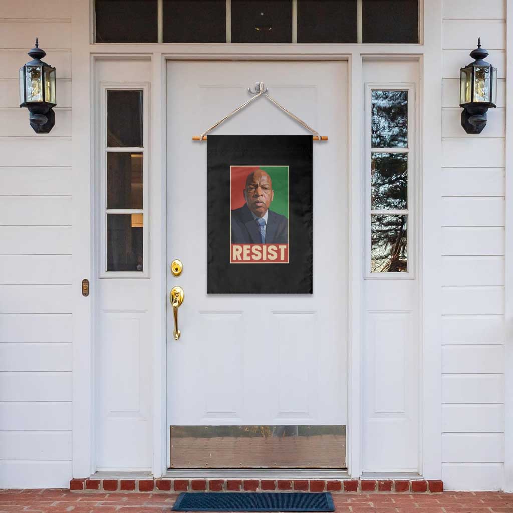 Resist Protest Civil Rights Garden Flag John Lewis Black History TS14 Print Your Wear
