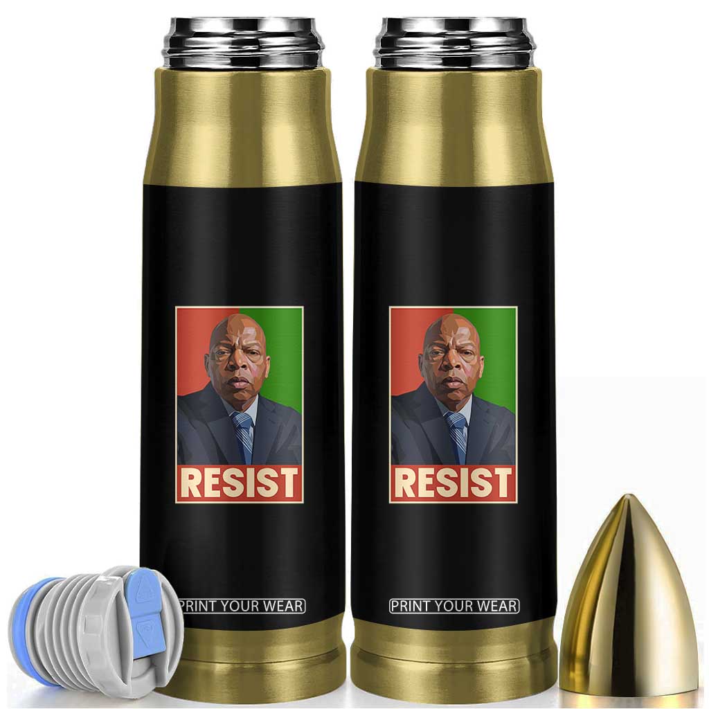 Resist Protest Civil Rights Bullet Tumbler John Lewis Black History TS14 Black Print Your Wear