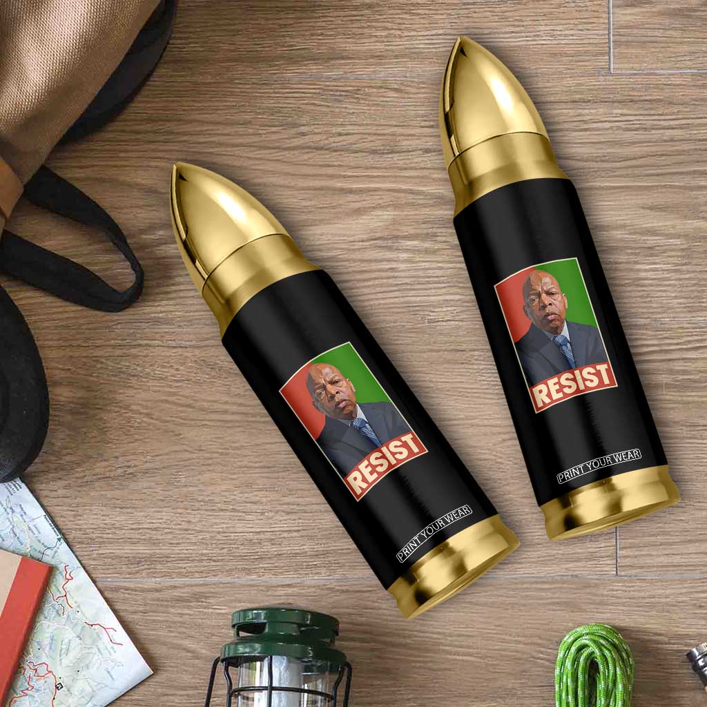 Resist Protest Civil Rights Bullet Tumbler John Lewis Black History TS14 Print Your Wear