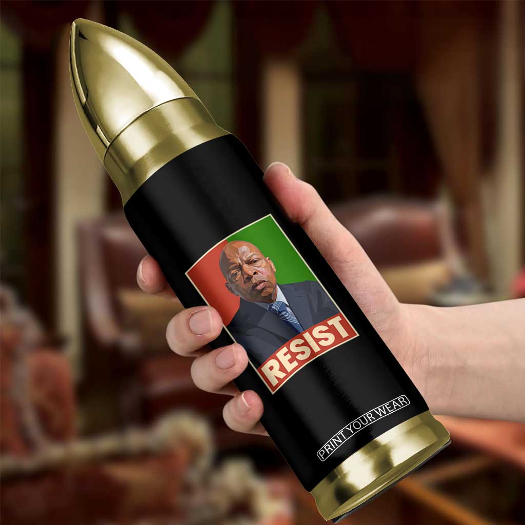 Resist Protest Civil Rights Bullet Tumbler John Lewis Black History TS14 Print Your Wear