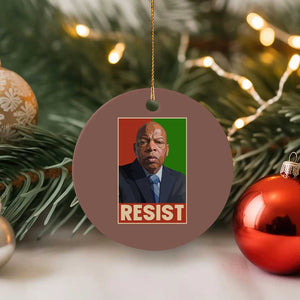 Resist Protest Civil Rights Ceramic Ornament John Lewis Black History TS14 1pc Mocha Print Your Wear