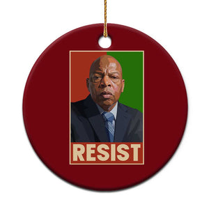 Resist Protest Civil Rights Ceramic Ornament John Lewis Black History TS14 1pc Red Print Your Wear