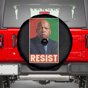 Resist Protest Civil Rights Spare Tire Cover John Lewis Black History TS14 Black Print Your Wear