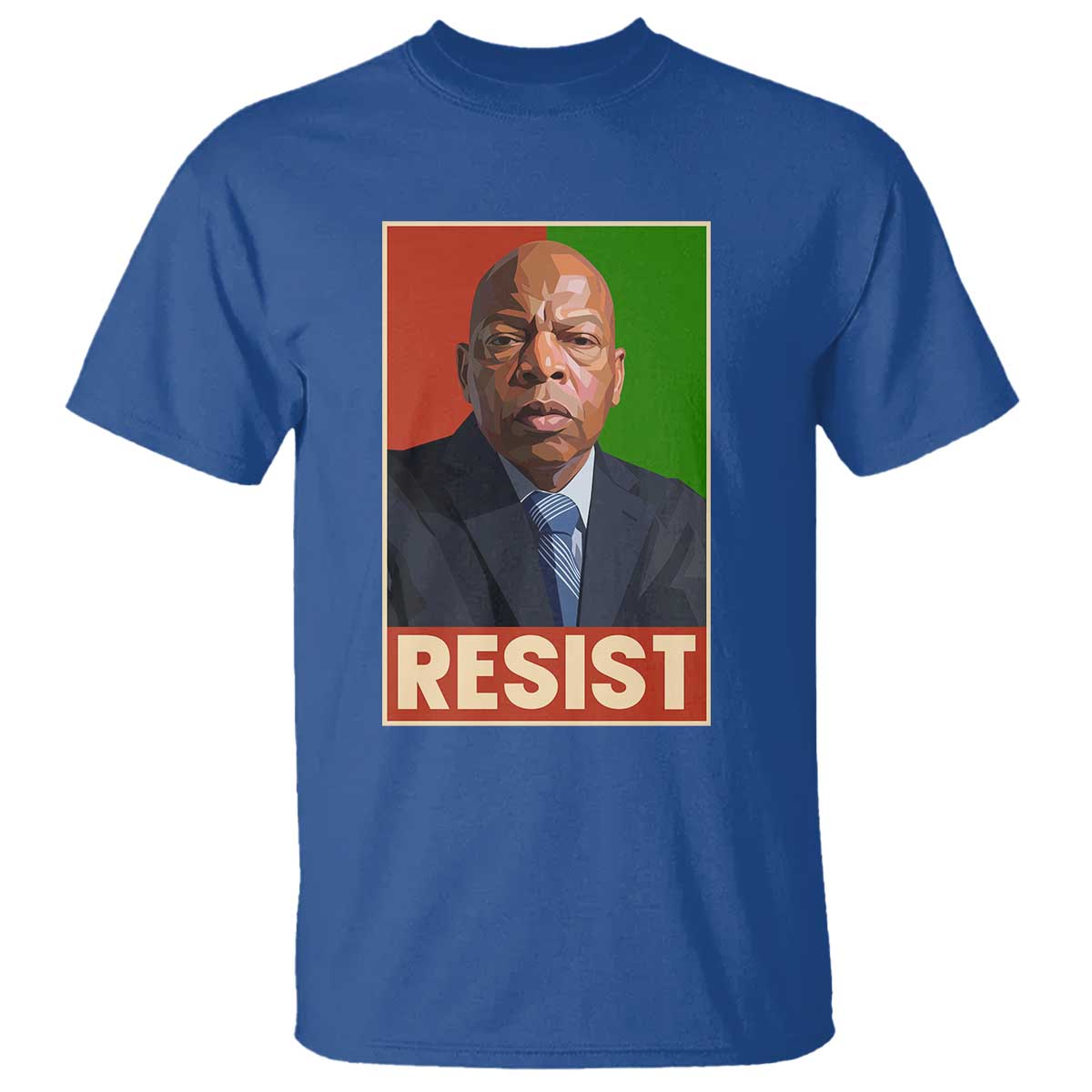 Resist Protest Civil Rights T Shirt John Lewis Black History TS14 Royal Blue Print Your Wear