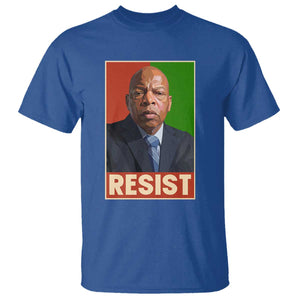 Resist Protest Civil Rights T Shirt John Lewis Black History TS14 Royal Blue Print Your Wear