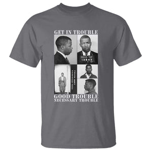 John Lewis Affrican American T Shirt Get in Good Necessary Trouble TS14 Charcoal Print Your Wear