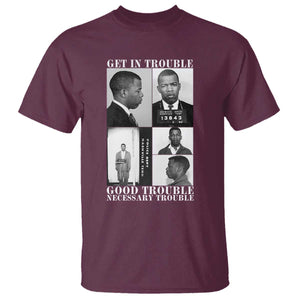 John Lewis Affrican American T Shirt Get in Good Necessary Trouble TS14 Maroon Print Your Wear