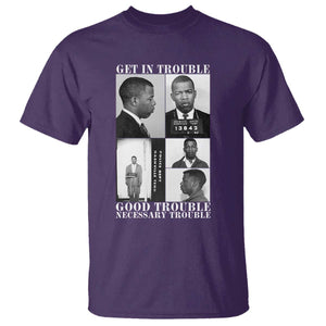 John Lewis Affrican American T Shirt Get in Good Necessary Trouble TS14 Purple Print Your Wear