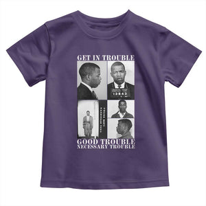 John Lewis Affrican American Toddler T Shirt Get in Good Necessary Trouble TS14 Purple Print Your Wear