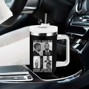 John Lewis Affrican American Tumbler With Handle Get in Good Necessary Trouble TS14 Print Your Wear