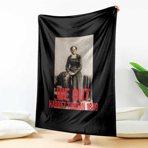 Harriet Tubman Quote Throw Blanket Black Woman History TS14 Print Your Wear
