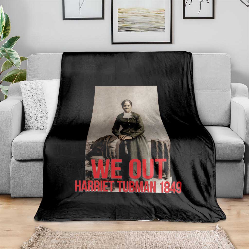 Harriet Tubman Quote Throw Blanket Black Woman History TS14 Print Your Wear
