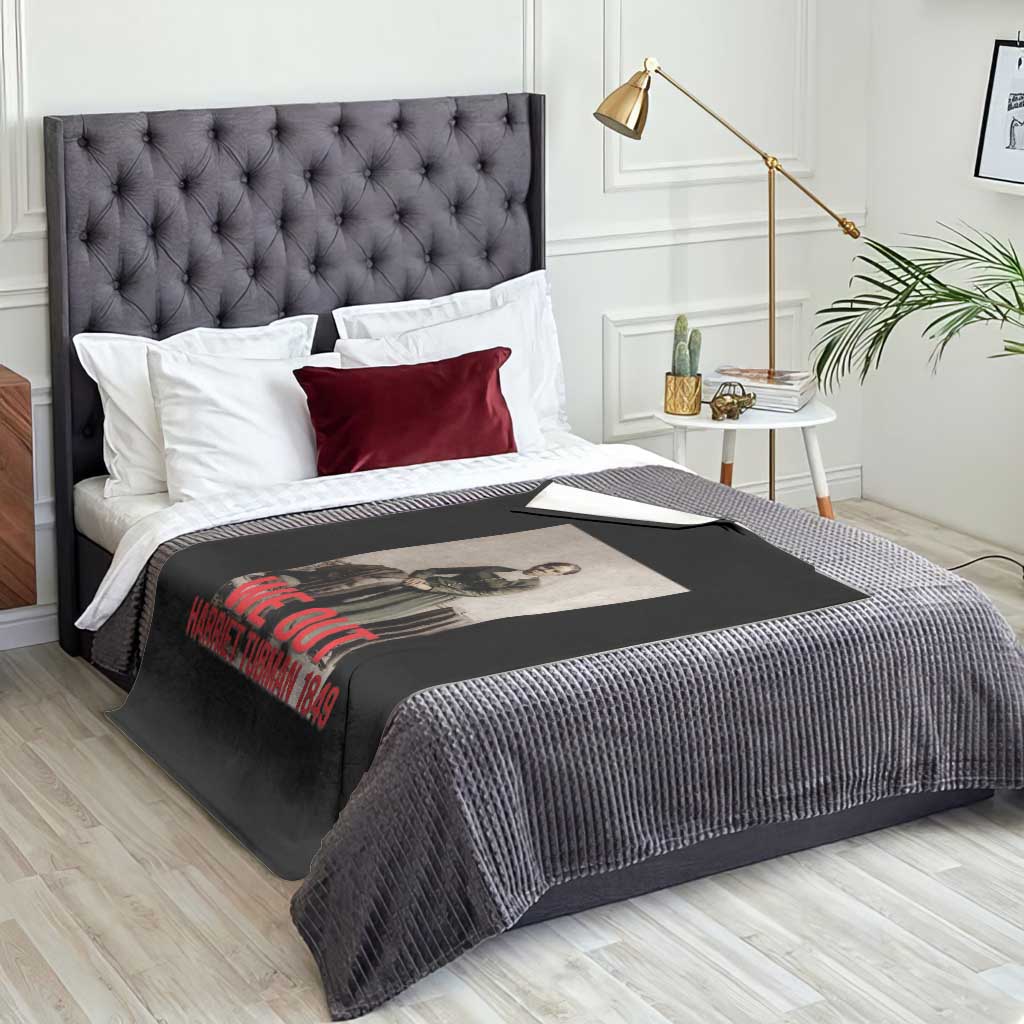 Harriet Tubman Quote Throw Blanket Black Woman History TS14 Print Your Wear