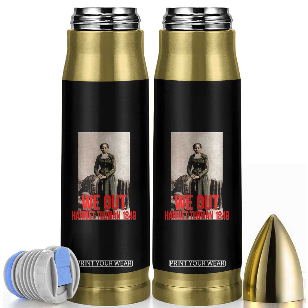 Harriet Tubman Quote Bullet Tumbler Black Woman History TS14 Black Print Your Wear