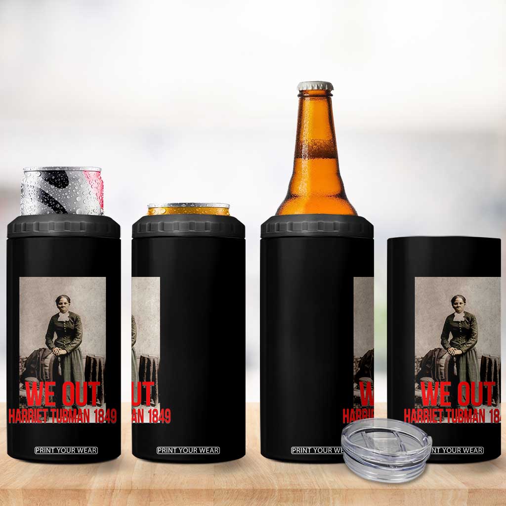 Harriet Tubman Quote 4 in 1 Can Cooler Tumbler Black Woman History TS14 Print Your Wear