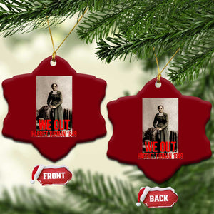 Harriet Tubman Quote Ceramic Ornament Black Woman History TS14 Print Your Wear