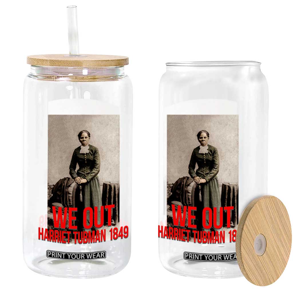 Harriet Tubman Quote Glass Can Black Woman History TS14 Print Your Wear