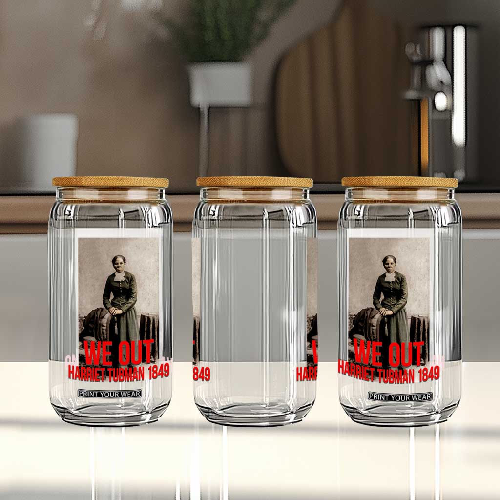 Harriet Tubman Quote Glass Can Black Woman History TS14 Print Your Wear