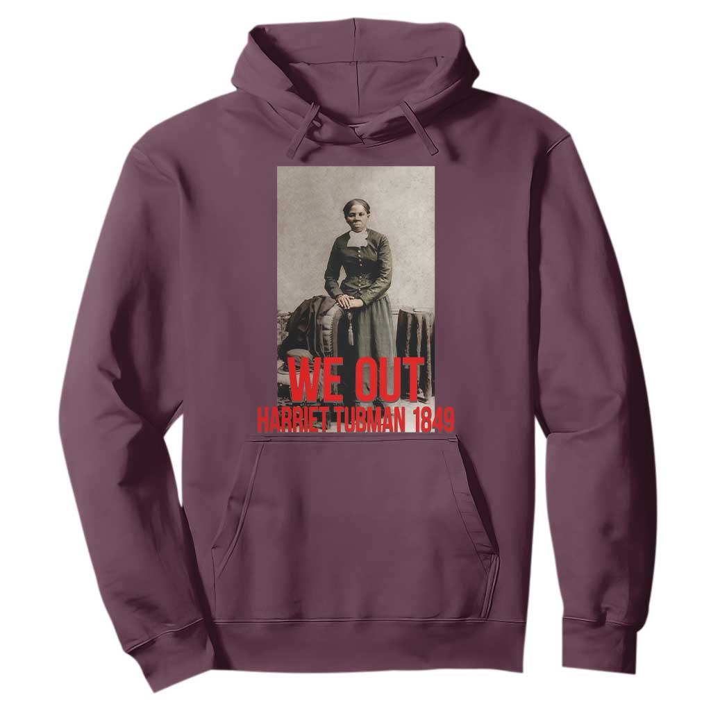 Harriet Tubman Quote Hoodie Black Woman History TS14 Maroon Print Your Wear