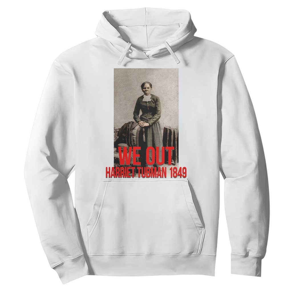 Harriet Tubman Quote Hoodie Black Woman History TS14 White Print Your Wear